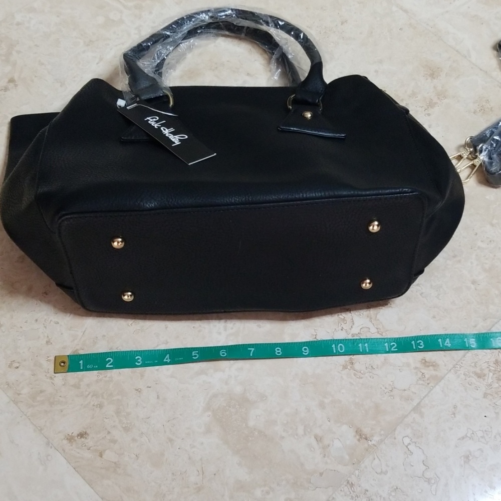 PINK HALEY black & gold purse - Picture 4 of 6